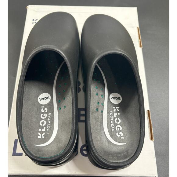 Klogs Footwear‎ NIB Unisex Dusty Black Polyurethane Clogs Size 7 Wide - Picture 2 of 6